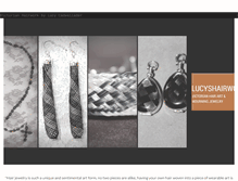 Tablet Screenshot of lucyshairwork.com